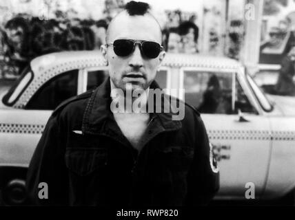 ROBERT DE NIRO, Taxifahrer, 1976 Stockfoto