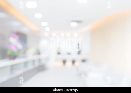 Abstract blur schönen Luxus Krankenhaus und Klinik Innenraum für Hintergrund Stockfoto