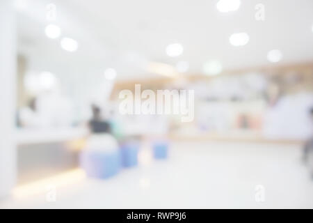 Abstract blur schönen Luxus Krankenhaus und Klinik Innenraum für Hintergrund Stockfoto