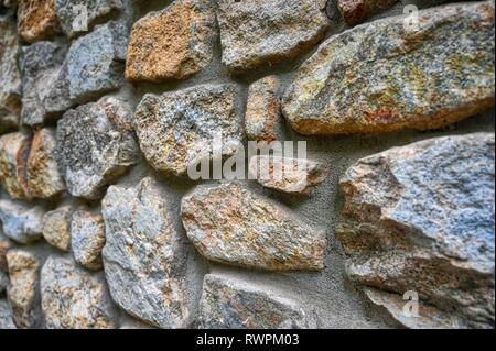 Steinmauer Funktion Stockfoto