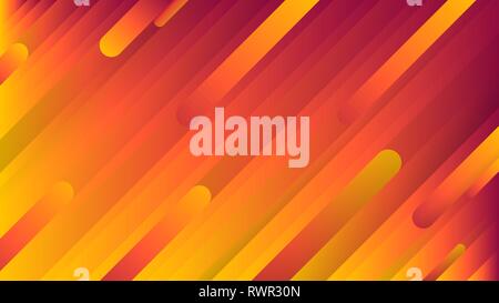 Hell-Orange, Rot und Gelb vector Pattern mit schmalen Linien. Eleganz abstrakten diagonalen Vector Illustration. Kann als Ads, Poster, Banner verwendet werden. Stock Vektor
