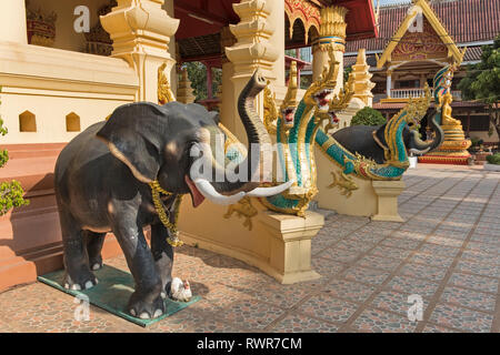 Wat Chanthaboury Vientiane Laos Stockfoto