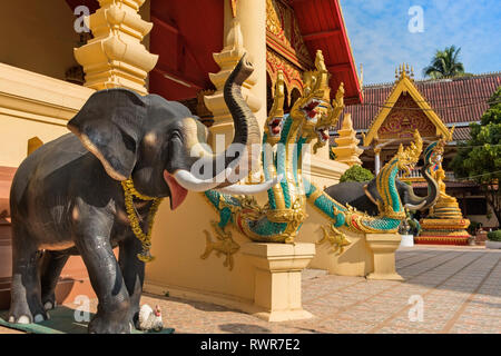 Wat Chanthaboury Vientiane Laos Stockfoto