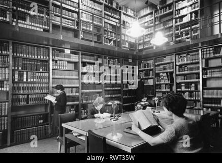 Universität Genua, Bibliothek, 1964 Stockfoto