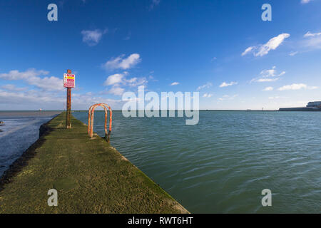 Walpole Bucht Gezeiten Pool Margate Stockfoto