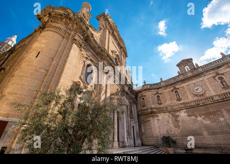 Kathedrale Maria Santissima della Madia (Basilika Kathedrale Maria Santissima della Madia) in der Altstadt von Ostuni, Apulien, Italien. Region Apulien Stockfoto