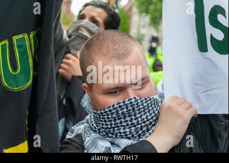 Terroristische Lewis Ludlow im September 2010 verurteilte mit Anjem Choudary Stockfoto