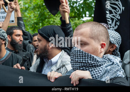 Terroristische Lewis Ludlow im September 2010 verurteilte mit Anjem Choudary Stockfoto