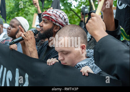 Terroristische Lewis Ludlow im September 2010 verurteilte mit Anjem Choudary Stockfoto