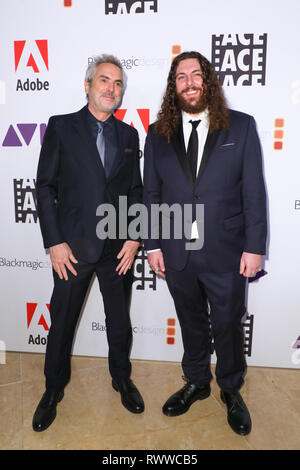69. ACE Eddie Awards, im Beverly Hilton Hotel in Beverly Hills, Kalifornien. Mit: Alfonso Cuaron, Adam Gough Wo: Beverly Hills, Kalifornien, USA, wenn: 01. Februar 2019 Credit: Sheri Determan/WENN.com Stockfoto