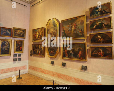 Nationale Galerie für Antike Kunst mit renommierten Sammlung von Kunstwerken in barocken Palast Barberini, Rom, Italien. Stockfoto