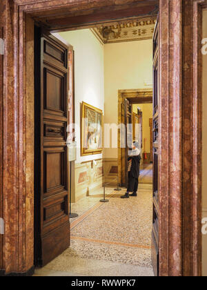 Nationale Galerie für Antike Kunst mit renommierten Sammlung von Kunstwerken in barocken Palast Barberini, Rom, Italien. Stockfoto