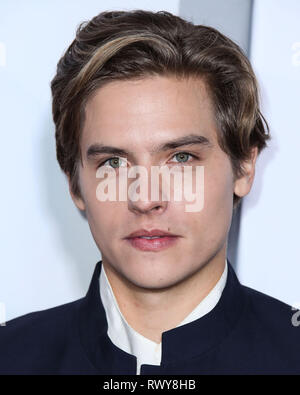 WESTWOOD, Los Angeles, CA, USA - 07. März: Schauspieler Dylan Sprouse kommt an der Los Angeles Premiere von lionsgate's 'fünf Fuß Apart' im Fox Bruin Theater am 7. März 2019 in Westwood, Los Angeles, Kalifornien, USA. (Foto von Xavier Collin/Image Press Agency) Stockfoto