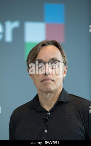 Berlin, Deutschland. 07 Mär, 2019. Dr. Andreas Wiele (Management Kleinanzeigen Medien) Jahrespressekonferenz 2019 der Axel Springer SE in Berlin, Deutschland am 07.03.2019. | Verwendung der weltweiten Kredit: dpa/Alamy leben Nachrichten Stockfoto