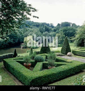 Hedge Garten Stockfoto