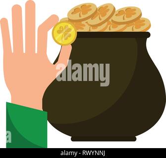 Saint Patricks cartoons Stock Vektor