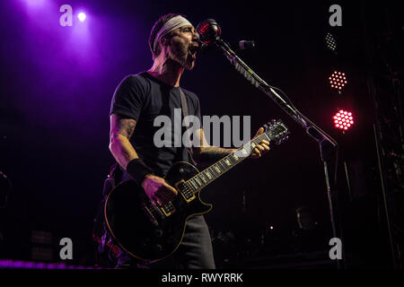 Godsmack live bei o2 ritz Manchester im Februar 2019 Stockfoto