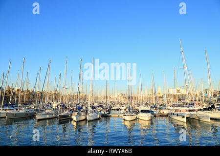 Barcelona-Port Vell Stockfoto