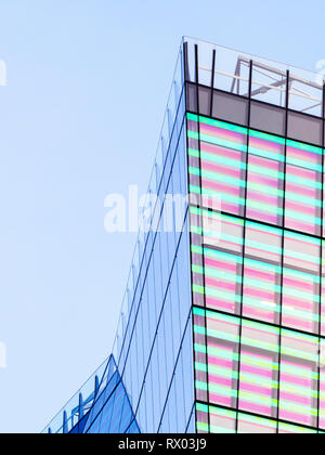 Detail von 10 Fenchurch Avenue Gebäude in der Londoner City - England Stockfoto