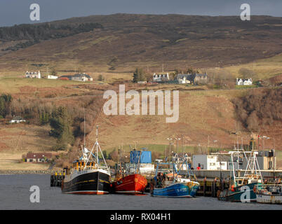 Hafen von uig Uig, Isle of Skye, Schottland Stockfoto