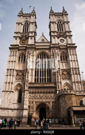 Westminster Abbey in London, England, UK, formal mit dem Titel die Stiftskirche von St. Peter Stockfoto