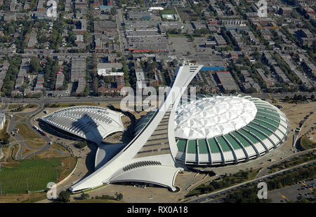 Antenne, Olympiastadion, Montreal, Québec Stockfoto