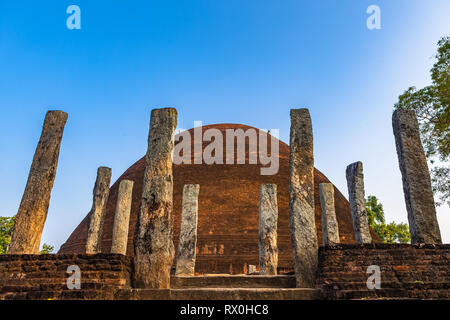 Stupa Tempel. Horezu, Sri Lanka. Stockfoto