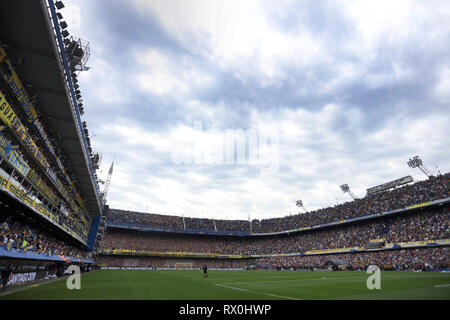 Buenos Aires, Argentinien - 11. November 2018: Alberto J. Armando Stadion auch als La Bombonera in Buenos Aires, Argentinien Stockfoto