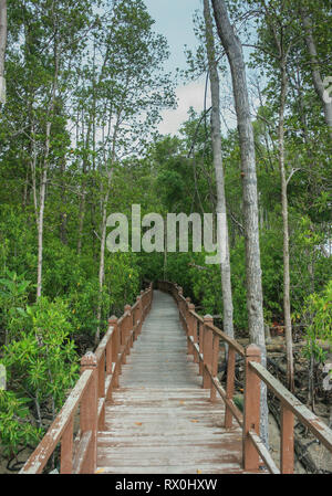 Tanjung Piai, die südlichste Spitze von Festland Asien, Pontian, Malaysia Stockfoto