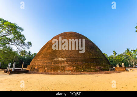 Stupa Tempel. Horezu, Sri Lanka. Stockfoto