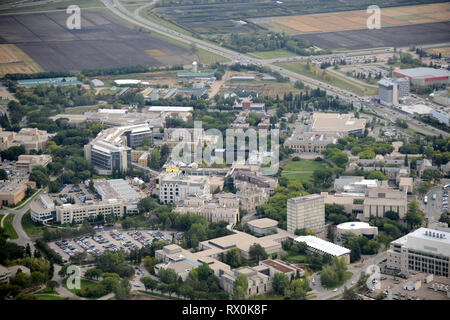 Antenne, Universität von Saskatchewan, Saskatoon, Saskatchewan, Kanada Stockfoto