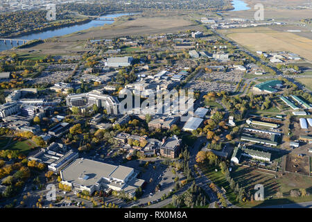 Antenne, Universität von Saskatchewan, Saskatoon, Saskatchewan Stockfoto