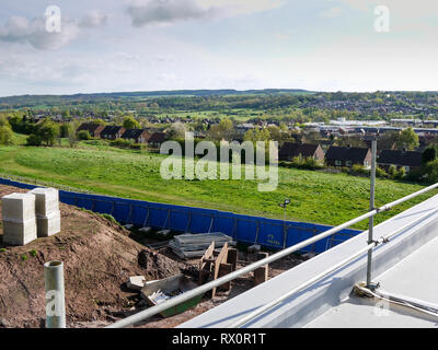 Bau von Thistley Hough, Reiterhof Penkhull, Stoke-on-Trent, Großbritannien. 2012 Stockfoto