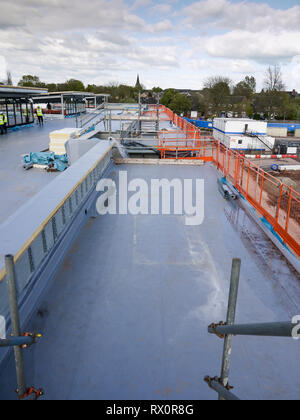 Bau von Thistley Hough, Reiterhof Penkhull, Stoke-on-Trent, Großbritannien. 2012 Stockfoto