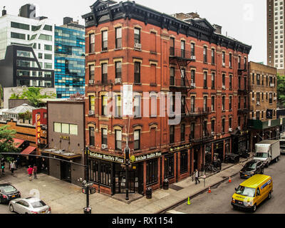 New York - Usa am 17. Juni 2014 - Straße von New York Stockfoto