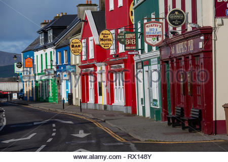 Die Halbinsel Dingle in der Grafschaft Kerry genossen einen sehr angenehmen Tag voller Sonnenschein heute, da die Temperaturen klettern auf eine Prognose von 10 Grad für die Stockfoto