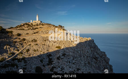 Leuchtturm von Cap de Formentor auf Mallorca, Spanien Stockfoto