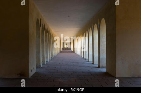 Historische, Schloss Favorite mit Förch, in der öffentliche, frei zugängliche Park, Rastatt im Schwarzwald Stockfoto