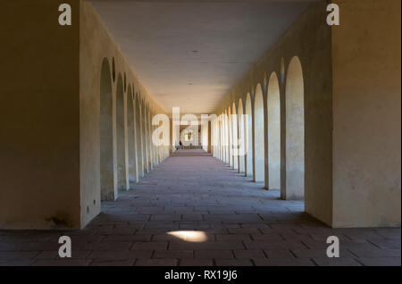 Historische, Schloss Favorite mit Förch, in der öffentliche, frei zugängliche Park, Rastatt im Schwarzwald Stockfoto