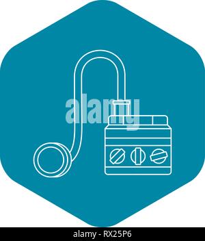 Zünder-Symbol, Umriss-Stil Stock Vektor