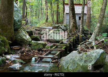 Kabine & Flume Stockfoto