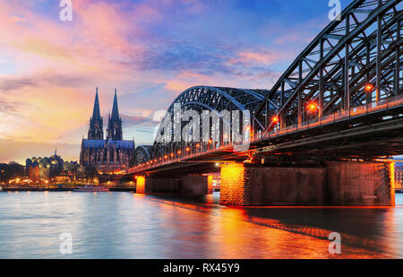 Deutschland-Stadt - Köln Stockfoto