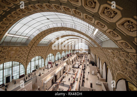 Paris (Frankreich): Das Musée d'Orsay Museum. Stockfoto