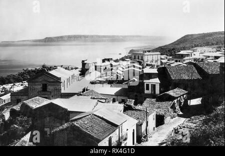 Europa, Italien, Kalabrien, Palmi, Landschaft der Stadt, 1920-30 Stockfoto