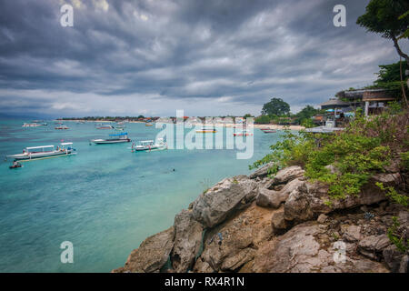 Nusa Lembongan Island, in der Nähe von Bali in Indonesien Stockfoto