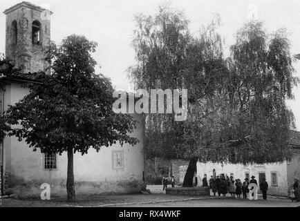 Toskana, maresca, Aussicht auf die Piazza della Chiesa, 1910-20 Stockfoto