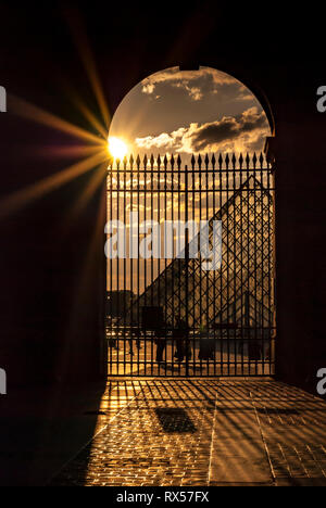 Louvre-Museum, Paris Stockfoto