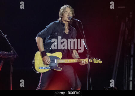 London, Großbritannien. 8. März 2018. Keith Urban Dachverkleidung Tag 1 von C2C: von Land zu Land in der O2 Arena, Uk, Credit: Jason Richardson/Alamy leben Nachrichten Stockfoto