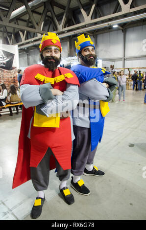 Mailand, Italien. 8. Mär 2019. Cosplayer während Cartoomics in Mailand. März 28th, 2018 Quelle: Pandarius/Alamy leben Nachrichten Stockfoto