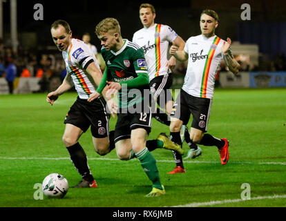 Dublin, Republik Irland. 08 Mär, 2019. AIDY DELAP von Derry City FC während der airtricity League Befestigung zwischen Bohemiens FC & Derry City FC am Dalymount Park, Dublin Credit: Kevin Moore/MCI/Alamy leben Nachrichten Stockfoto